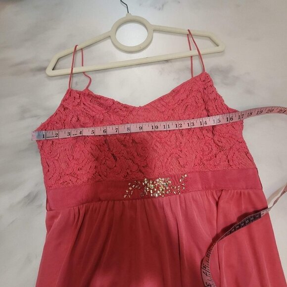 NWT Adrianna Papell Sleeveless Lace Dress Size 16 - Picture 6 of 7